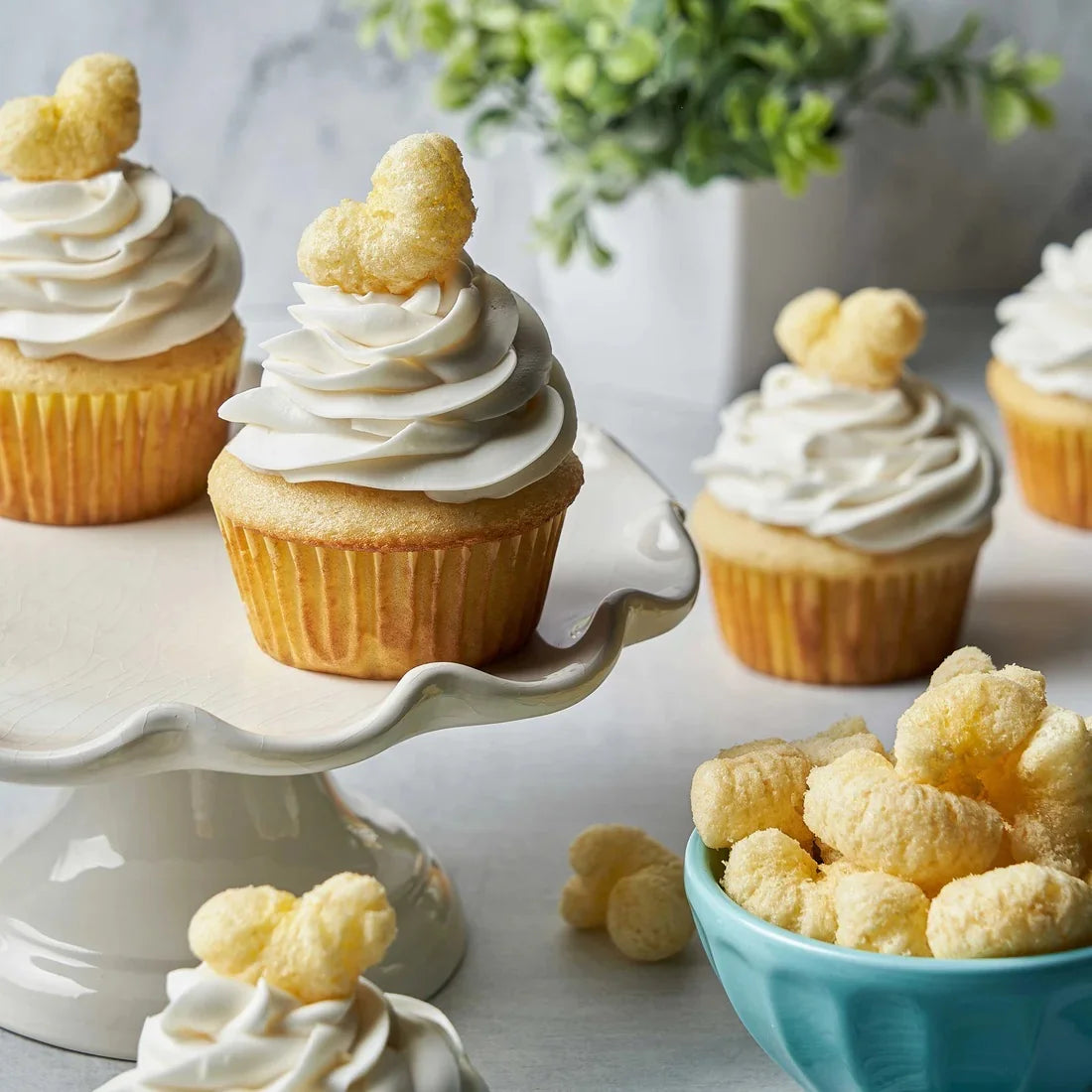 Pancake Puffcorn Cupcakes by Cooking Panda
&ndash; Like Air