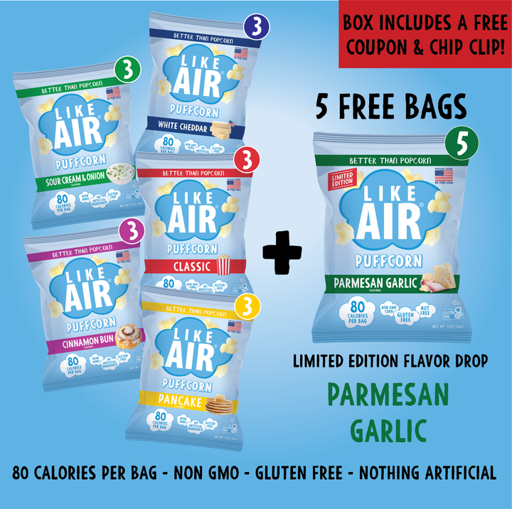 20ct Flavor Drop Variety Pack - Like Air Puffcorn