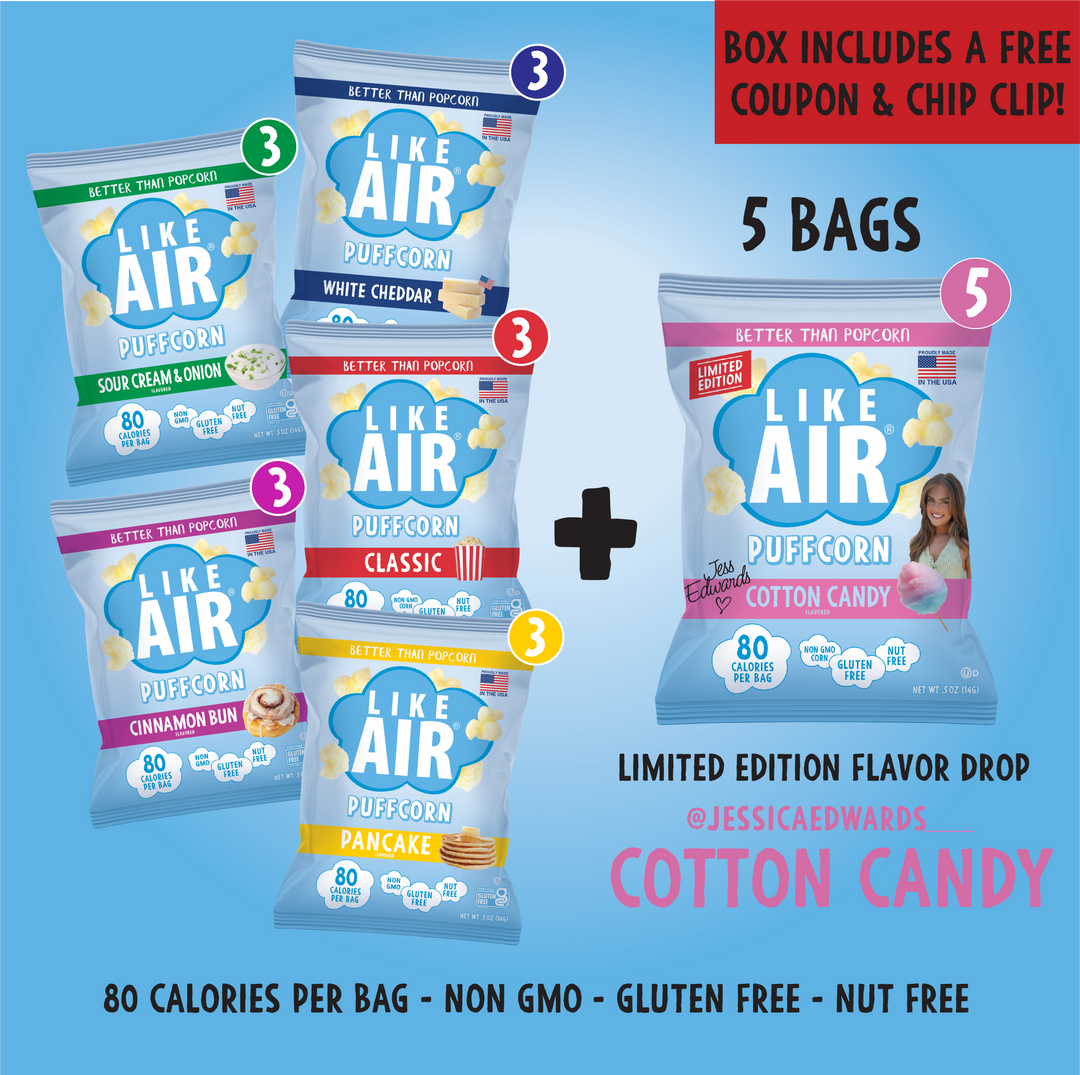20ct Flavor Drop Variety Pack - Like Air Puffcorn