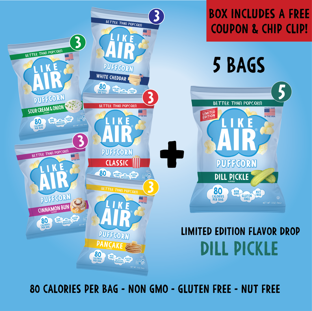 20ct Flavor Drop Variety Pack - Like Air Puffcorn