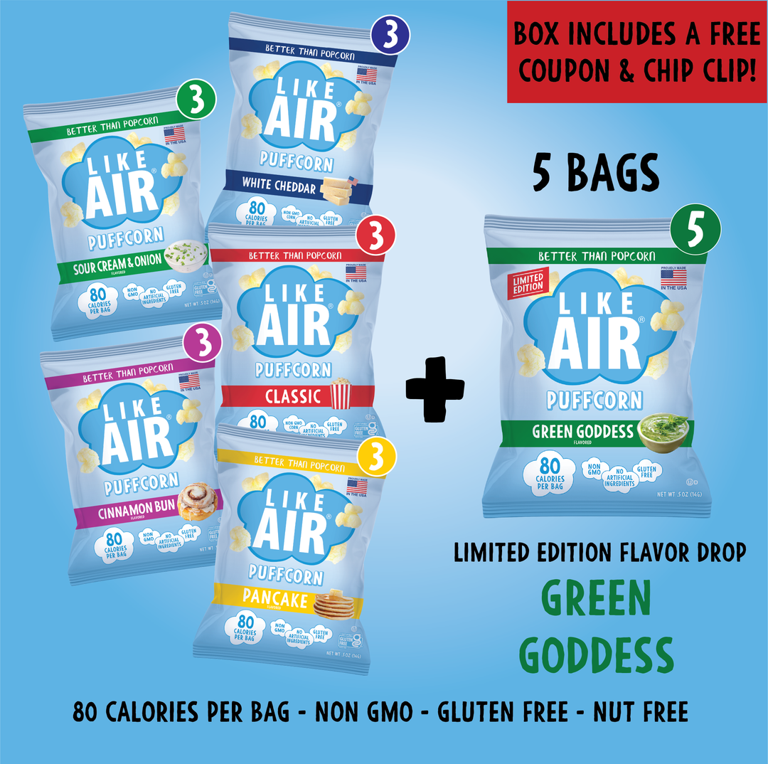 20ct Flavor Drop Variety Pack - Like Air Puffcorn