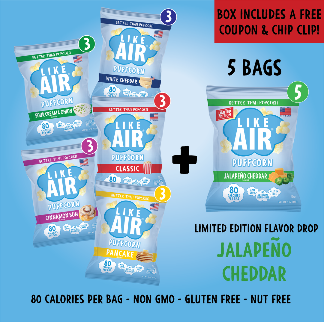 20ct Flavor Drop Variety Pack - Like Air Puffcorn