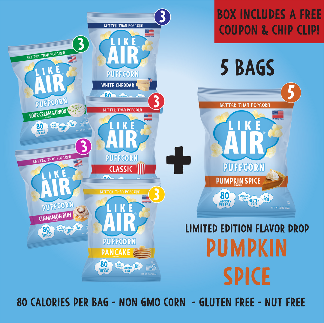 20ct Flavor Drop Variety Pack - Like Air Puffcorn
