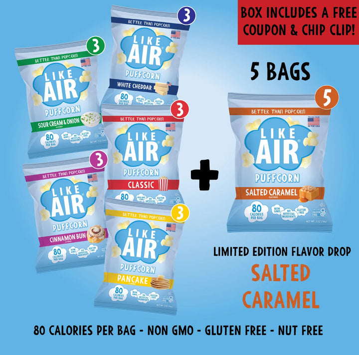 20ct Flavor Drop Variety Pack - Like Air Puffcorn