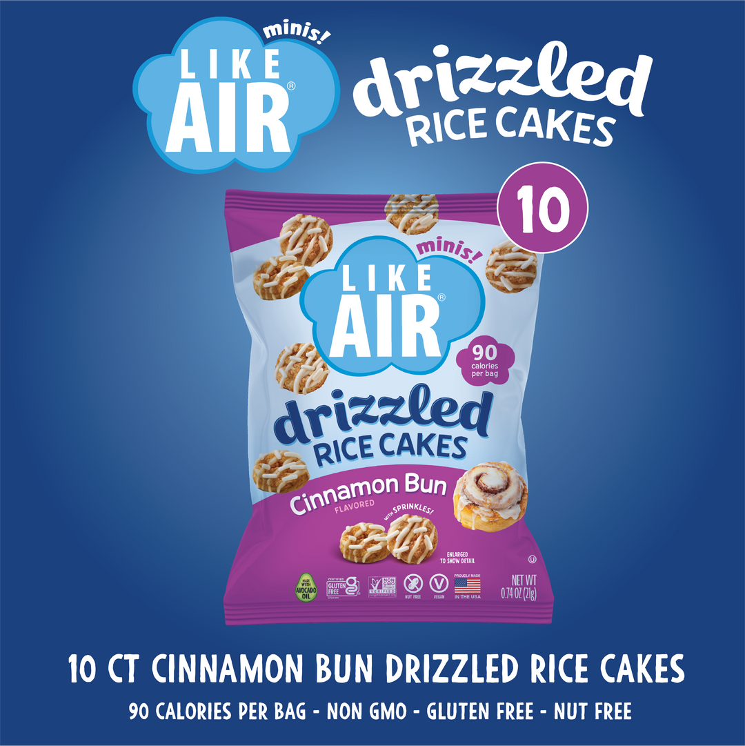Like Air Like Air Drizzled Rice Cakes - Cinnamon Bun — product image