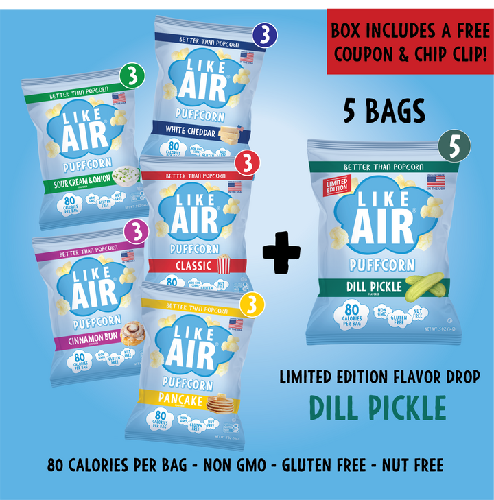 20ct Flavor Drop Variety Pack - Like Air Puffcorn