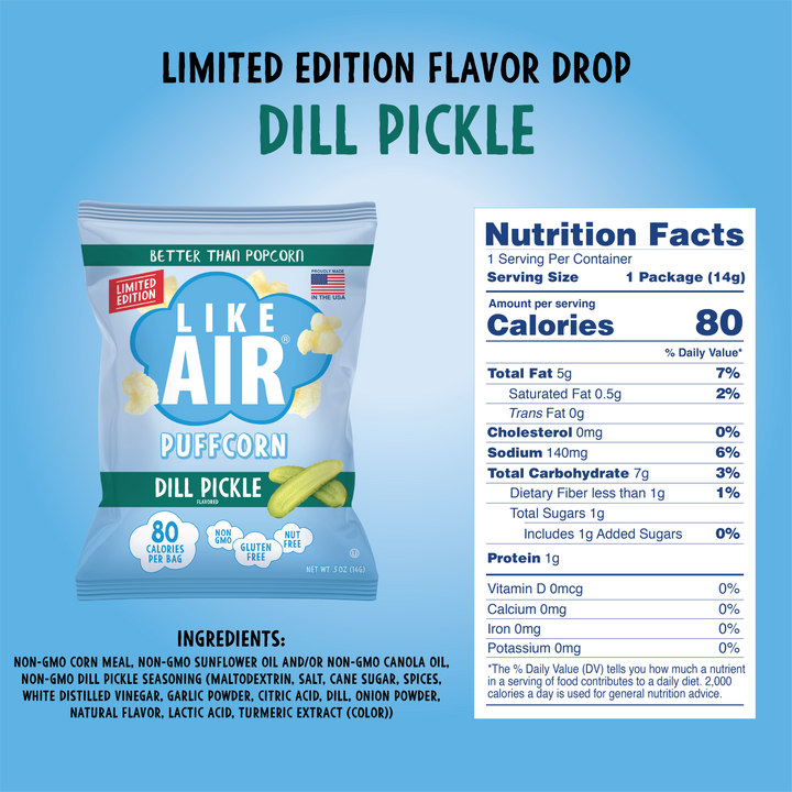 20ct Flavor Drop Variety Pack - Like Air Puffcorn