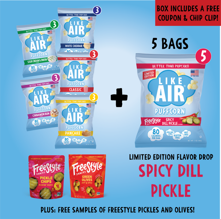 20ct Flavor Drop Variety Pack - Like Air Puffcorn