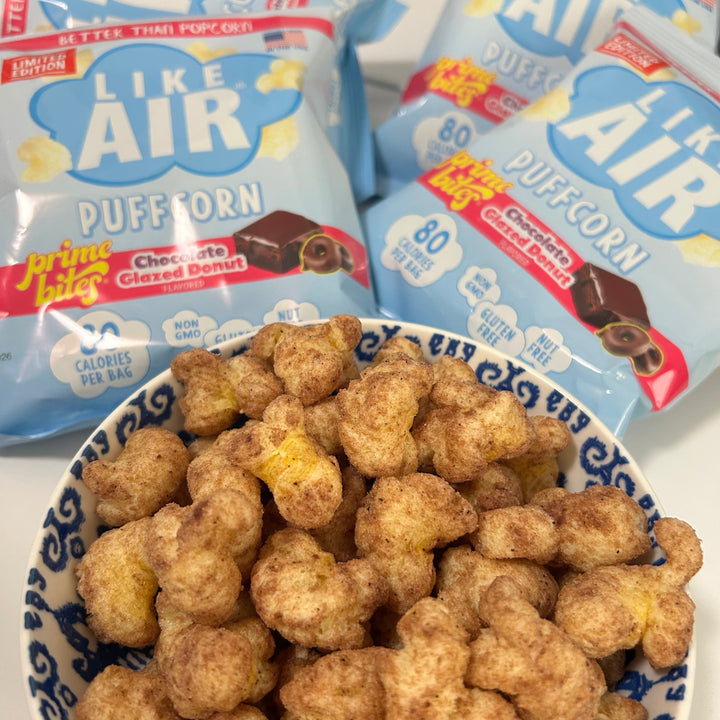 Prime Bites  x Like Air Chocolate Glazed Donut Flavor Box