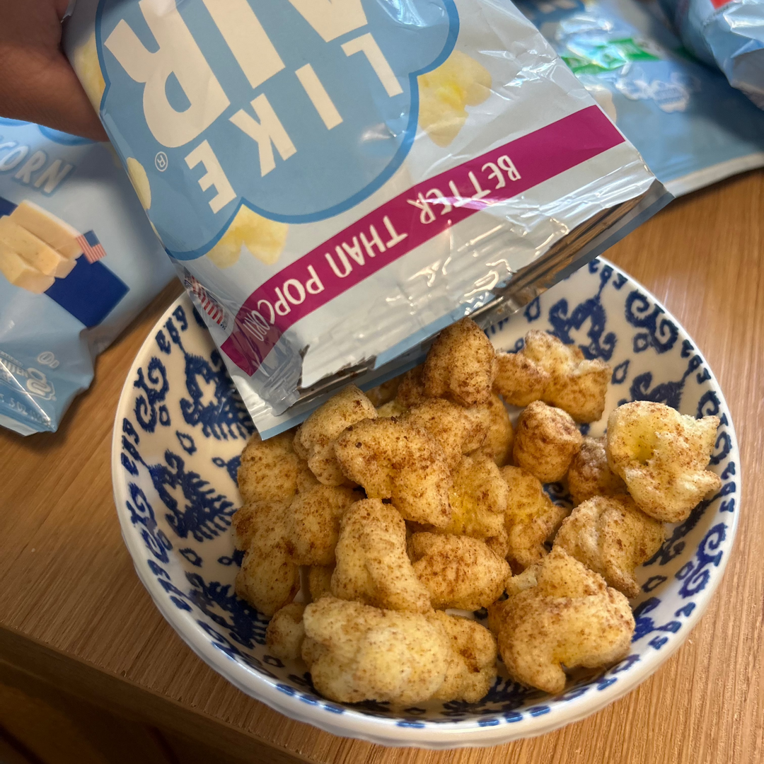 Cinnamon Bun Puffcorn Single Serve  - 20 bags - Like Air Puffcorn