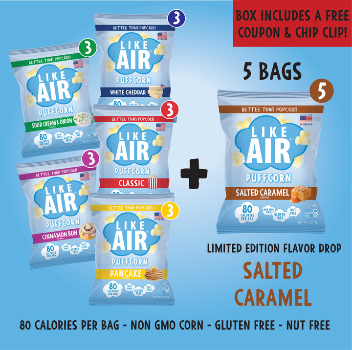 20ct Flavor Drop Variety Pack - Like Air Puffcorn