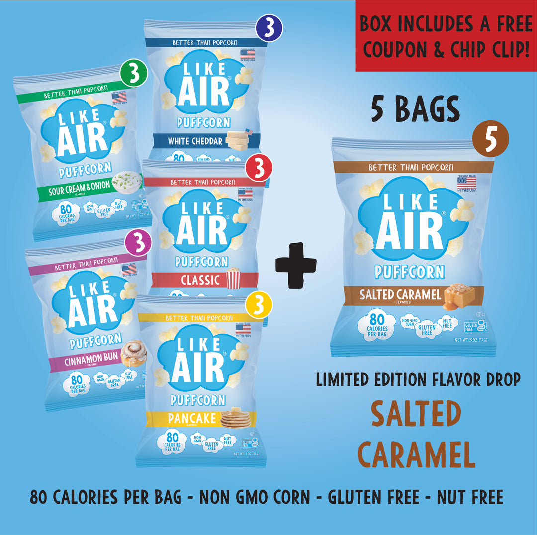 20ct Flavor Drop Variety Pack - Like Air Puffcorn