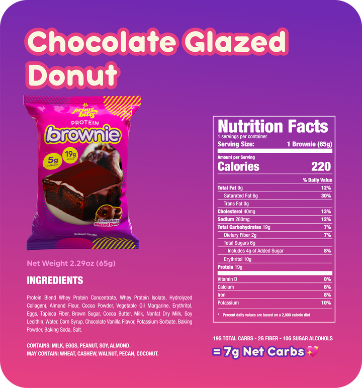 Prime Bites  x Like Air Chocolate Glazed Donut Flavor Box