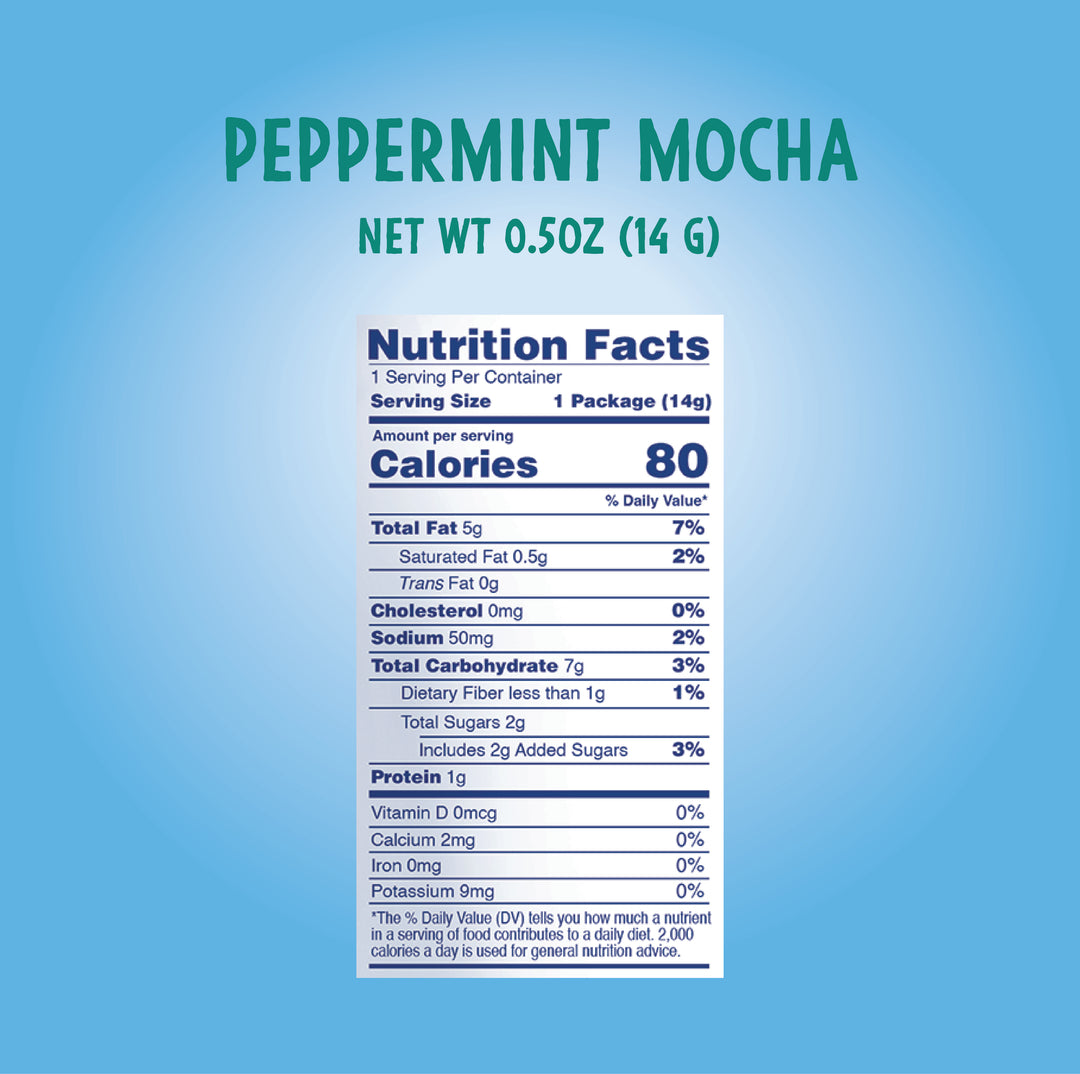 Peppermint Mocha Single Serve  - 6 bags - Like Air Puffcorn