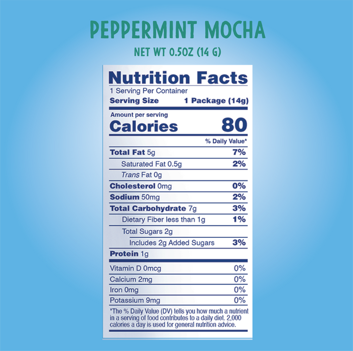 Peppermint Mocha Puffcorn Single Serve  - 20 bags - Like Air Puffcorn