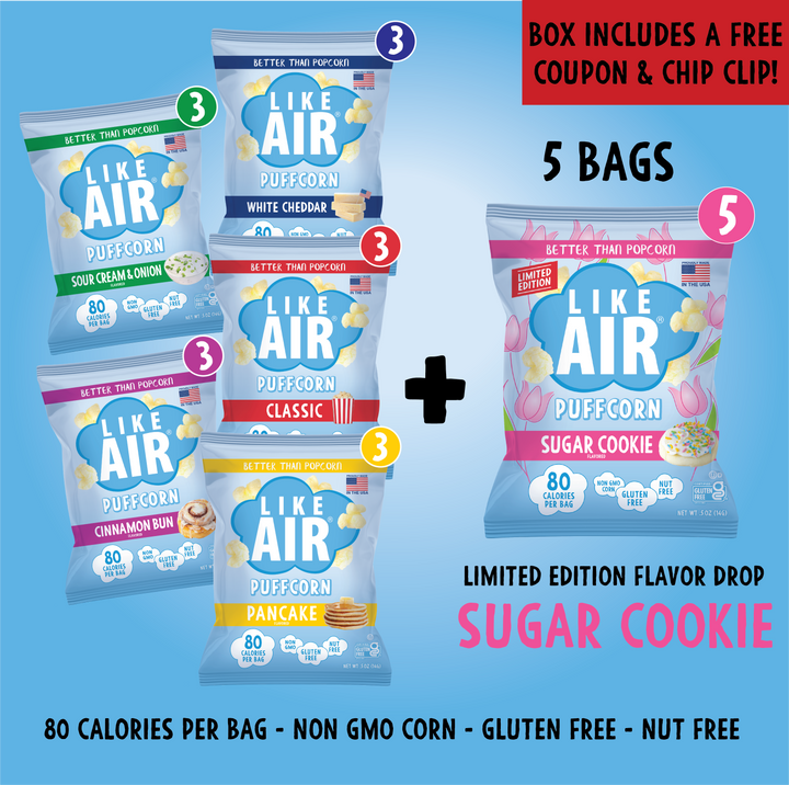 20ct Flavor Drop Variety Pack - Like Air Puffcorn