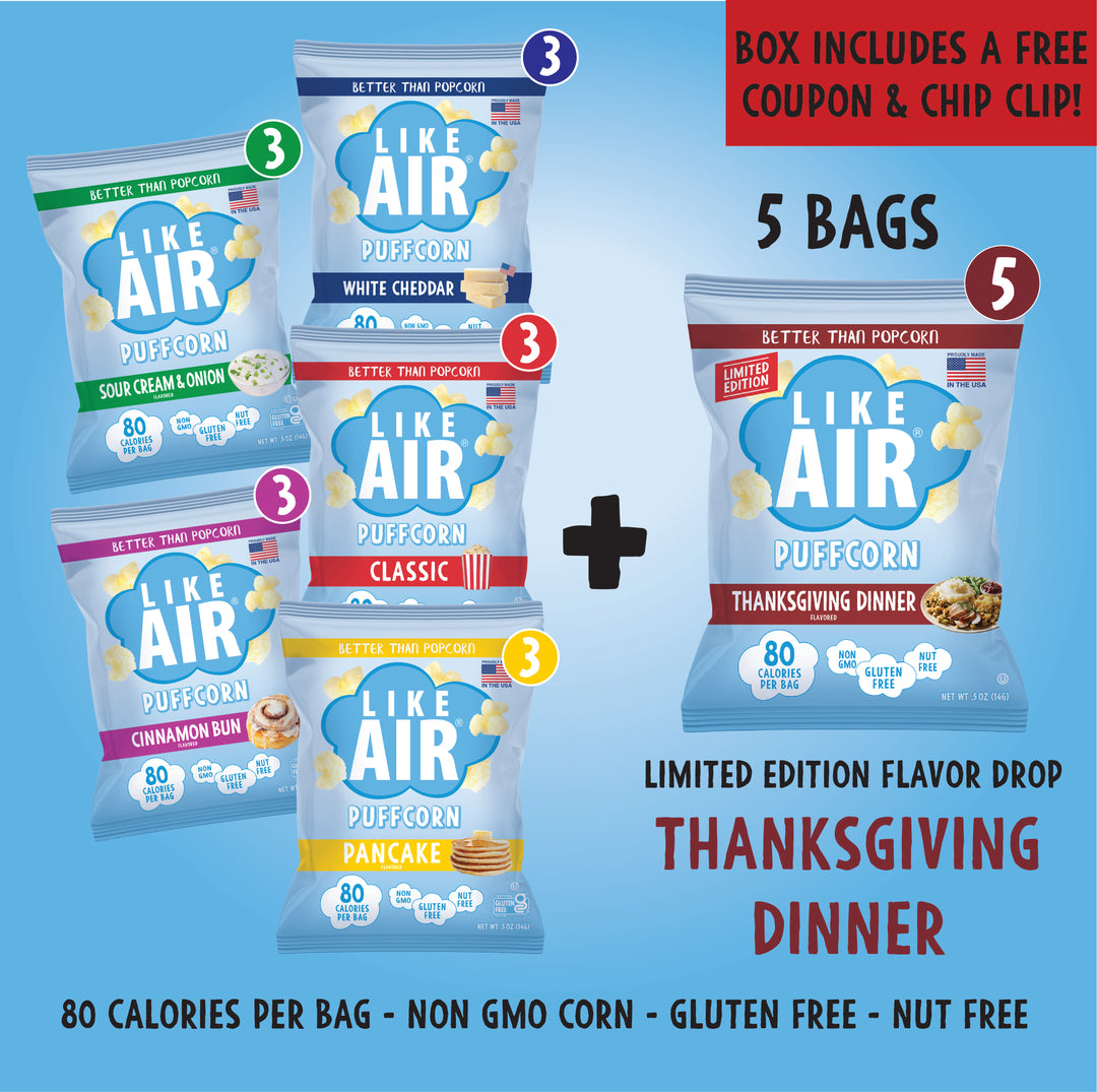 20ct Flavor Drop Variety Pack - Like Air Puffcorn